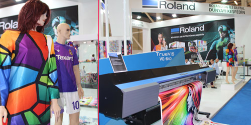 Roland DG dijital tekstil baskısında yeniliklerini sundu.