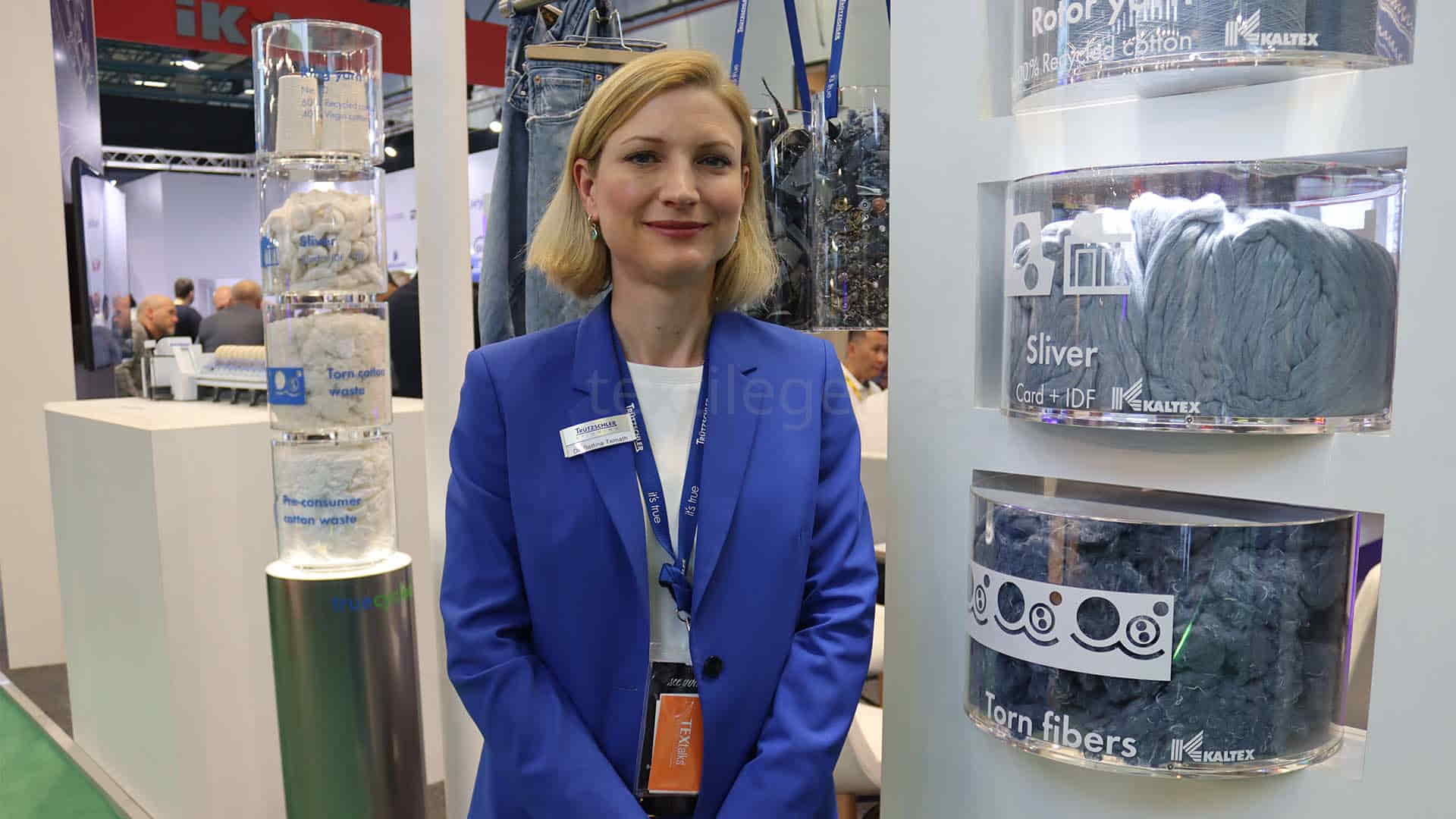 Dr. Bettina Temath, Head of Global Marketing at the Trützschler Group   Image Source: Textilegence