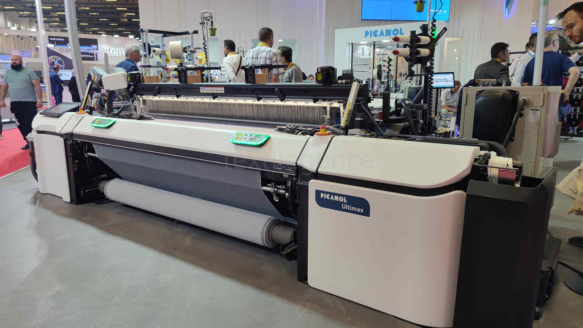 The higher industrial speeds of the Ultimax rapier weaving machine offer a valuable alternative for many airjet weavers, who will not only benefit from the lower energy consumption of a rapier machine but also from the versatility to weave a wider fabric range – which in turn increases their chances of diversification   Image Source: Textilegence