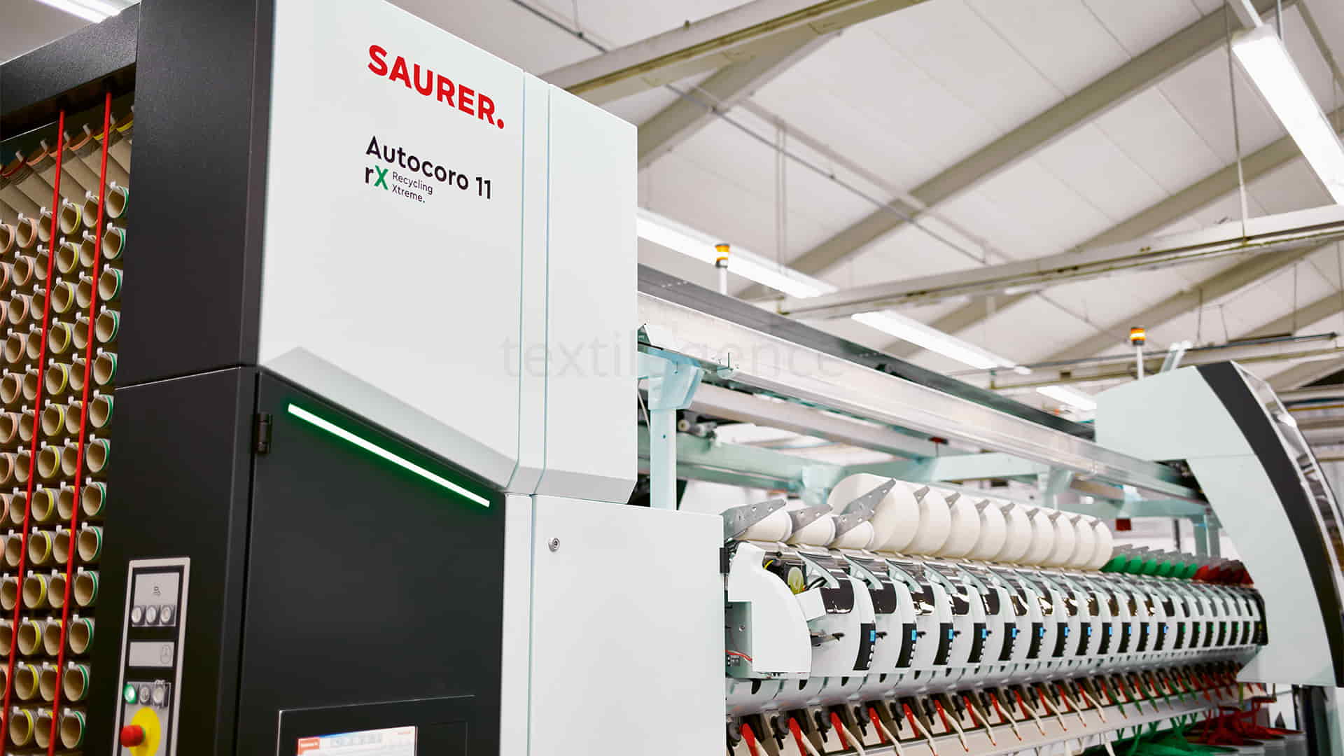 Saurer is an expert in spinning, offering the full range from bale to yarn, and twisting   Image Source: Saurer