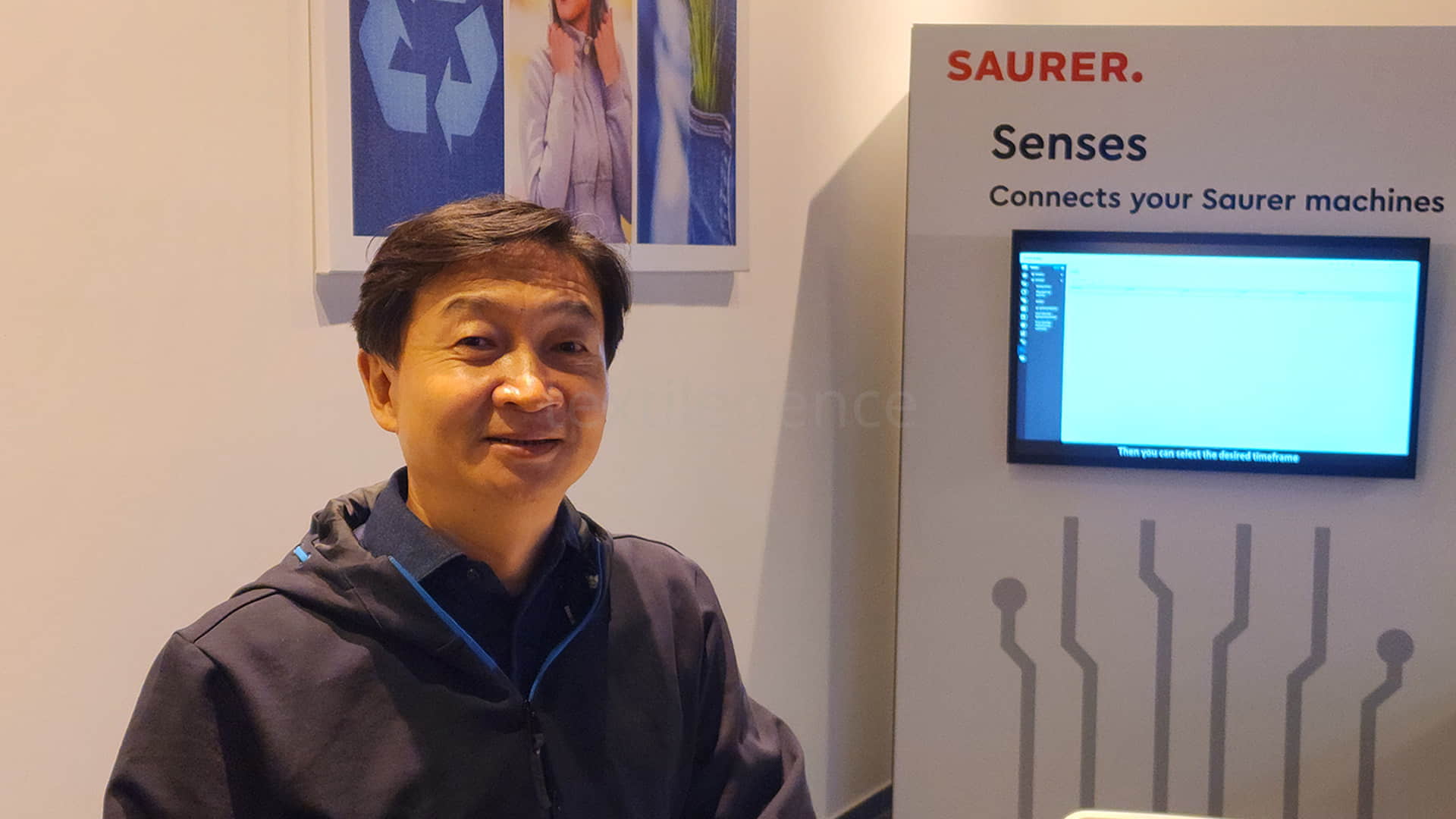 Saurer Group CEO'su Hailin Xu   Görsel Kaynak: Textilegence