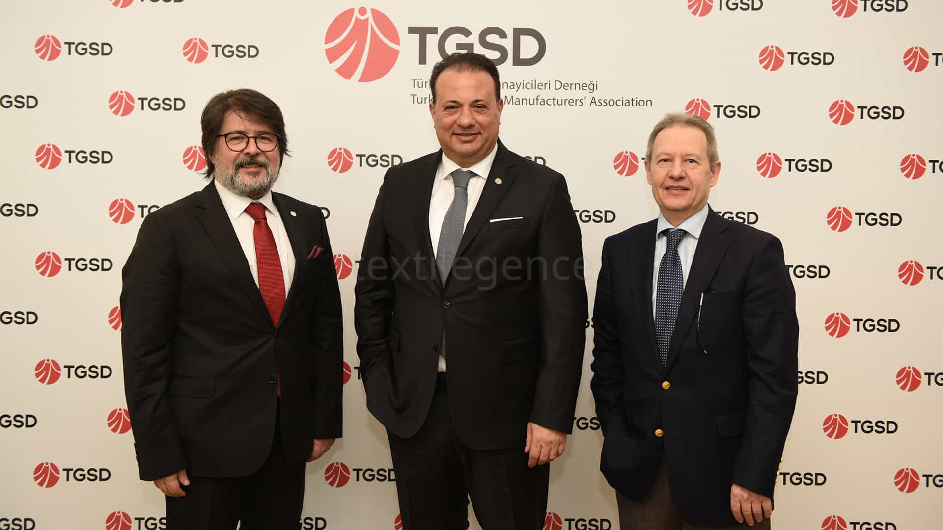 From Left to Right: TGSD Presidents Dr. Ümit Özüren, Toygar Narbay and TGSD Economic Advisor Dr. Can Fuat Gürlesel   Image Source: TGSD